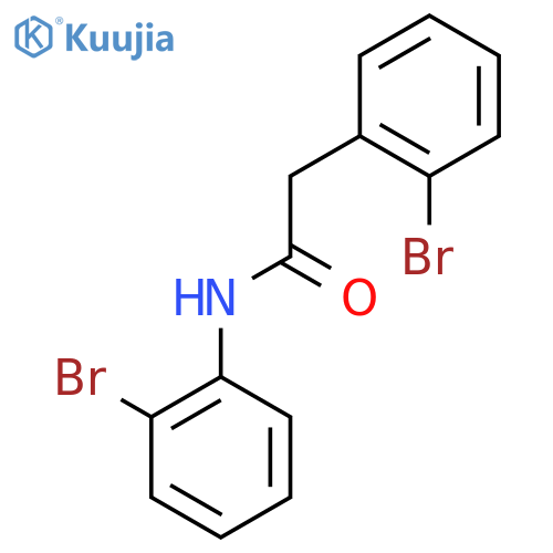 N,2-Bis(2-bromophenyl)acetamide structure