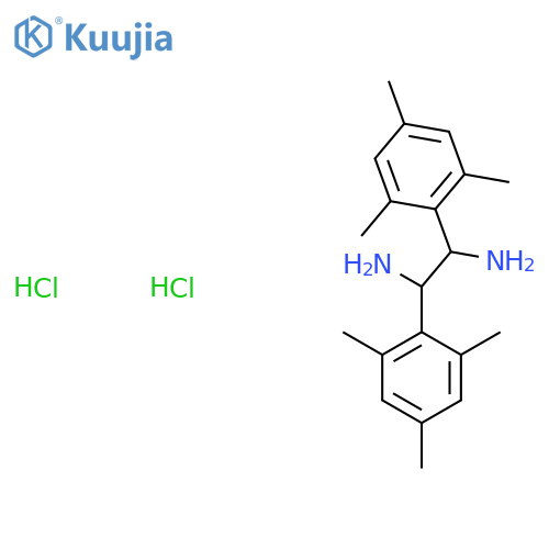 (+/-)-1,2-Bis(2,4,6-trimethylphenyl)ethylenediamine Dihydrochloride structure