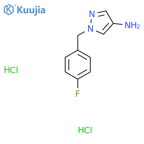 1-(4-Fluorobenzyl)-1H-pyrazol-4-amine dihydrochloride structure