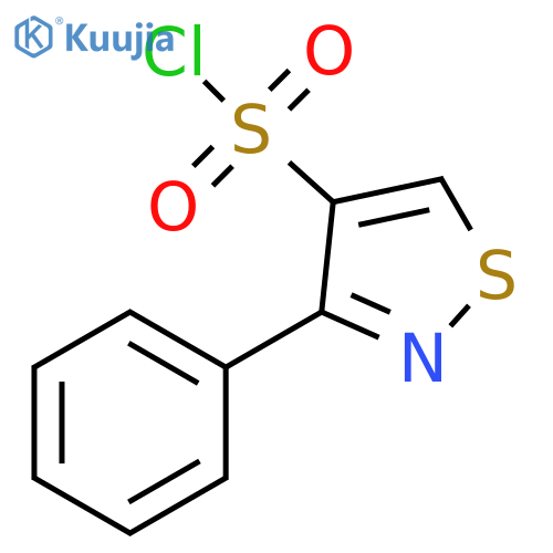 3-phenyl-1,2-thiazole-4-sulfonyl chloride structure