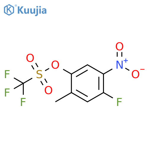 4-Fluoro-2-methyl-5-nitrophenyl triflate structure