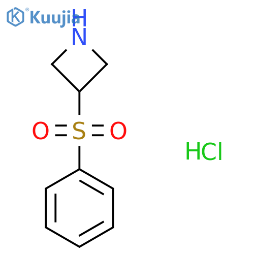 3-(Benzenesulfonyl)azetidine hydrochloride structure