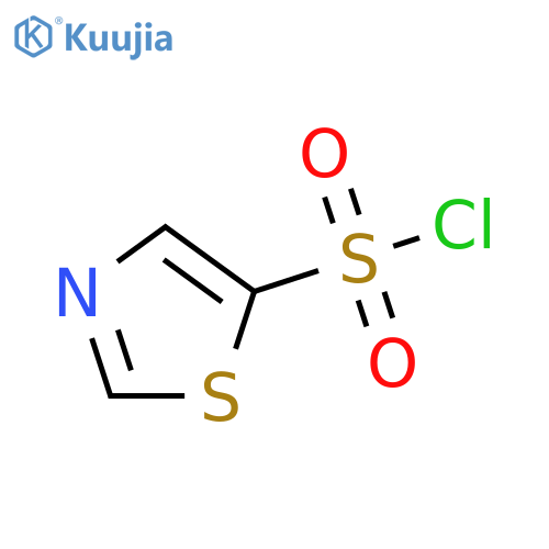 1,3-thiazole-5-sulfonyl chloride structure