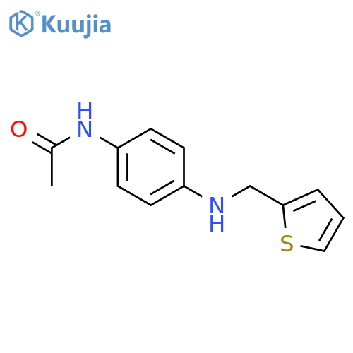 Acetamide,N-[4-[(2-thienylmethyl)amino]phenyl]- structure