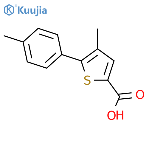 4-METHYL-5-P-TOLYL-THIOPHENE-2-CARBOXYLIC ACID structure