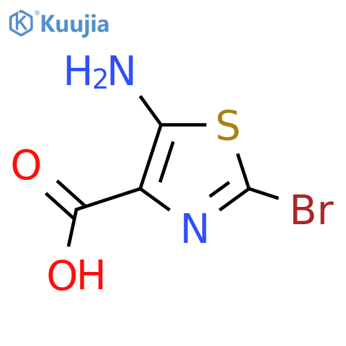 5-Amino-2-bromothiazole-4-carboxylic acid structure