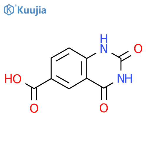 2,4-Dioxo-1,2,3,4-tetrahydroquinazoline-6-carboxylic acid structure