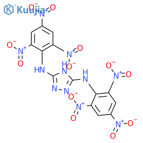 1H-1,2,4-Triazole-3,5-diamine, N,N'-bis(2,4,6-trinitrophenyl)- structure