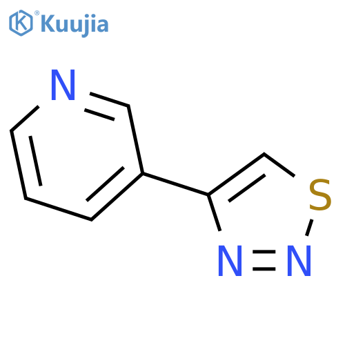 3-(1,2,3-thiadiazol-4-yl)pyridine structure