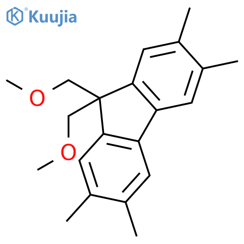 9,9-Bis(methoxymethyl)-2,3,6,7-tetramethyl-9H-fluorene structure
