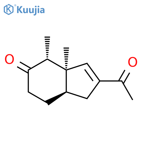 2-acetyl-3a,4-dimethyl-4,6,7,7a-tetrahydro-1H-inden-5-one structure