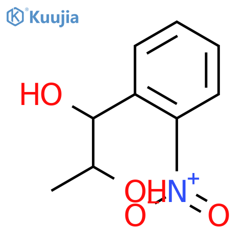 1,2-Propanediol, 1-(2-nitrophenyl)- structure