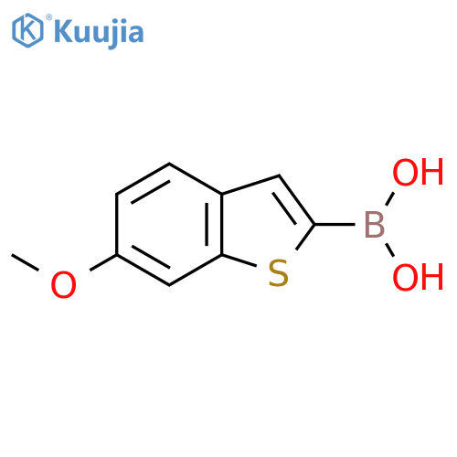 (6-Methoxybenzobthiophen-2-yl)boronic Acid structure