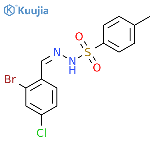 N'-(2-Bromo-4-chlorobenzylidene)-4-methylbenzenesulfonohydrazide structure