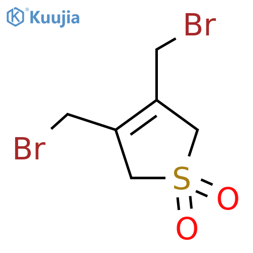 3,4-Bis(bromomethyl)-2,5-dihydrothiophene 1,1-Dioxide structure