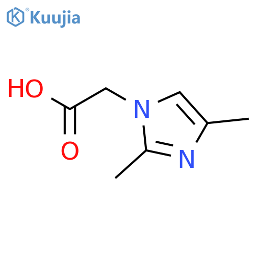 1H-Imidazole-1-aceticacid, 2,4-dimethyl- structure