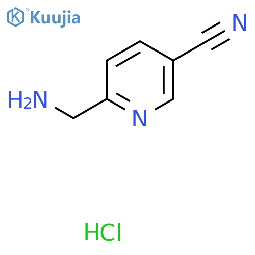 6-(Aminomethyl)pyridine-3-carbonitrile hydrochloride structure