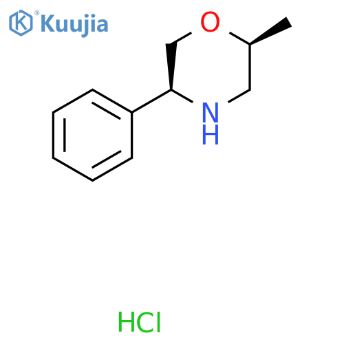 (2S,5S)-2-Methyl-5-phenylmorpholine hydrochloride structure