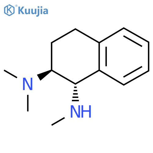 rac-(1R,2R)-N1,N2,N2-trimethyl-1,2,3,4-tetrahydronaphthalene-1,2-diamine structure