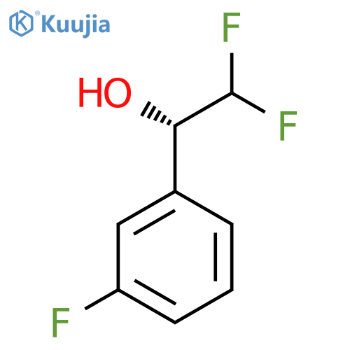 (1S)-2,2-Difluoro-1-(3-fluorophenyl)ethanol structure
