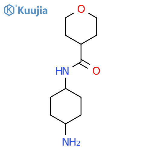 N-(4-aminocyclohexyl)oxane-4-carboxamide structure
