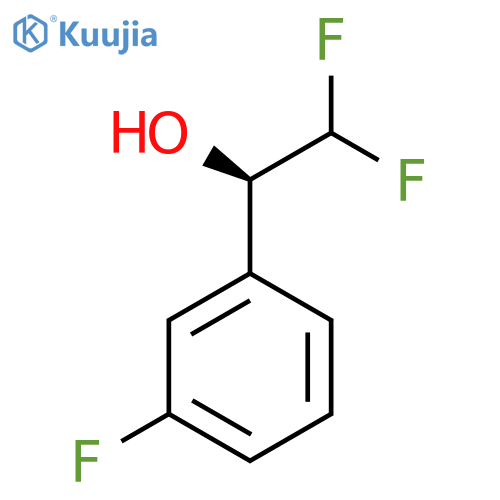 (1R)-2,2-Difluoro-1-(3-fluorophenyl)ethanol structure