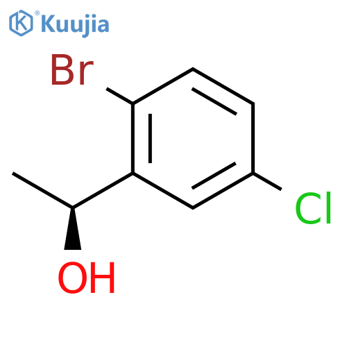 (1s)-1-(2-Bromo-5-chlorophenyl)ethan-1-ol structure