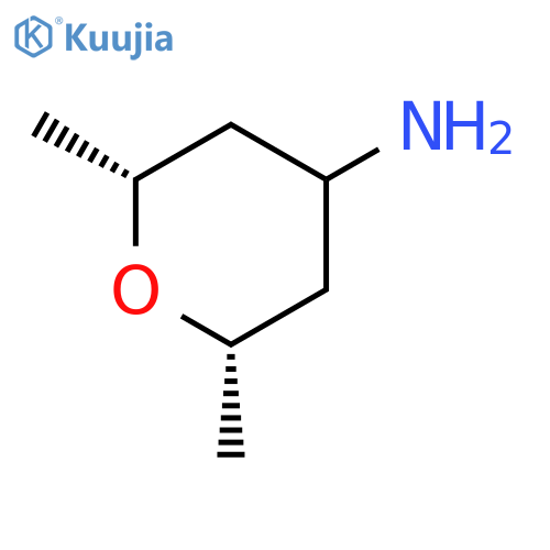 2H-Pyran-4-amine, tetrahydro-2,6-dimethyl-, (2R,6S)- structure