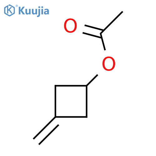 3-methylidenecyclobutyl acetate structure