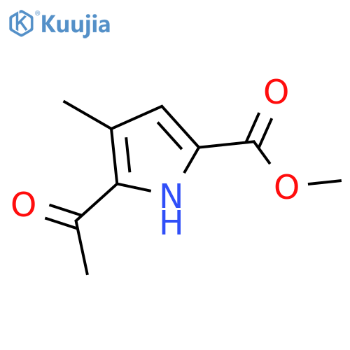 1H-Pyrrole-2-carboxylic acid, 5-acetyl-4-methyl-, methyl ester structure