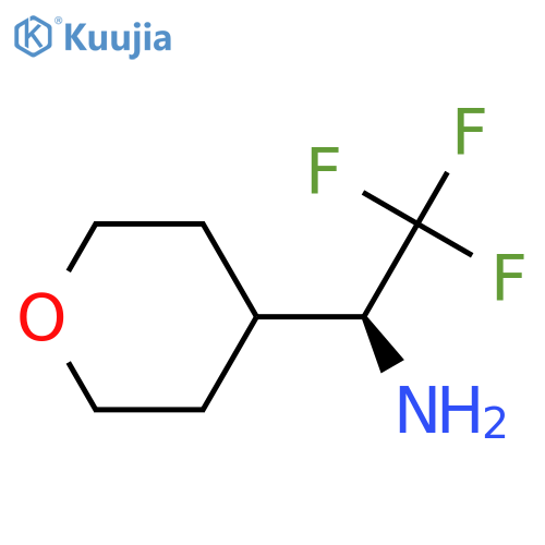 (1S)-2,2,2-trifluoro-1-tetrahydropyran-4-yl-ethanamine structure