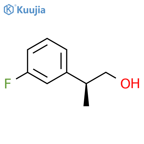 Benzeneethanol, 3-fluoro-β-methyl-, (βS)- structure