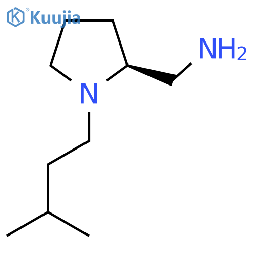 [(2S)-1-(3-methylbutyl)pyrrolidin-2-yl]methanamine structure
