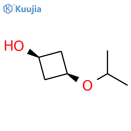-3-(propan-2-yloxy)cyclobutan-1-ol, cis structure