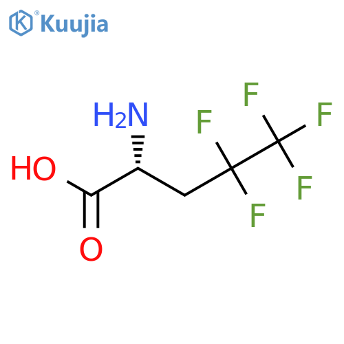 (R)-2-Amino-4,4,5,5,5-pentafluoropentanoic acid structure