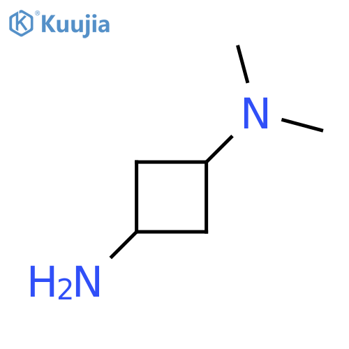 trans-N1,N1-dimethylcyclobutane-1,3-diamine structure