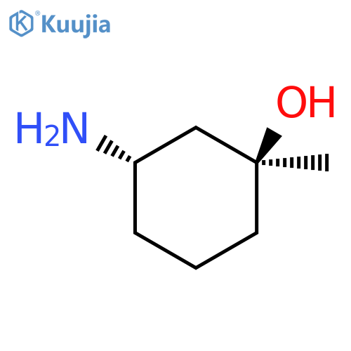 (1S,3S)-3-Amino-1-methyl-cyclohexanol structure