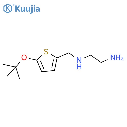 1,2-Ethanediamine, N-[[5-(1,1-dimethylethoxy)-2-thienyl]methyl]- structure