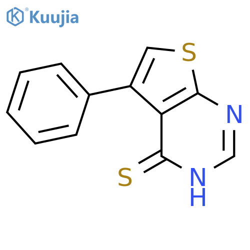5-phenyl-3H,4H-thieno[2,3-d]pyrimidine-4-thione structure