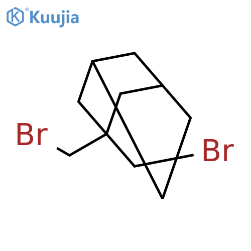 1-Bromo-3-(bromomethyl)adamantane structure