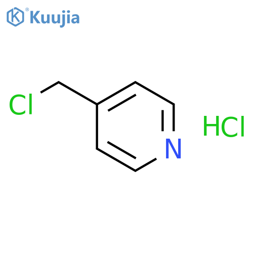 4-(chloromethyl)pyridine;hydrochloride structure