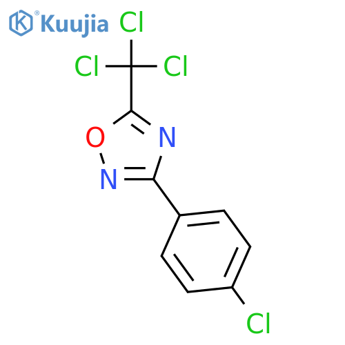1,2,4-OXADIAZOLE, 3-(4-CHLOROPHENYL)-5-(TRICHLOROMETHYL)- structure