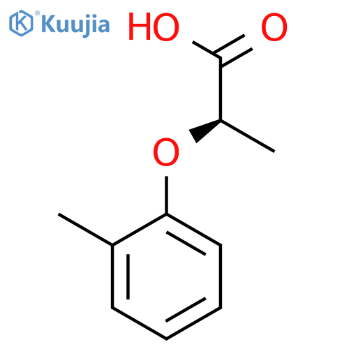 PROPANOIC ACID, 2-(2-METHYLPHENOXY)-, (R)- structure