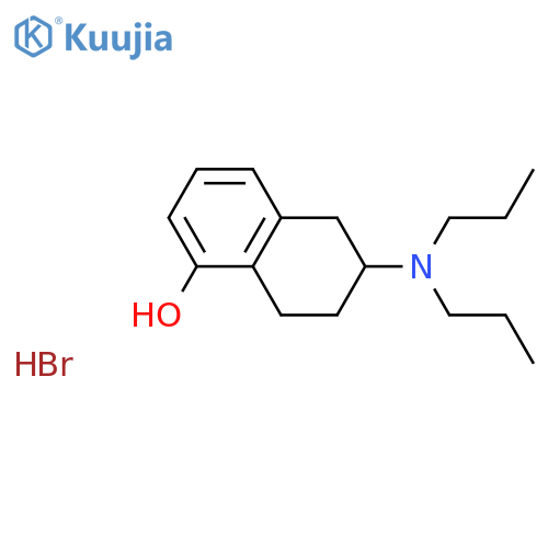 (6s)-6-(dipropylamino)-5,6,7,8-tetrahydro-1-naphthalenol Hydrobro Mide (1:1) structure