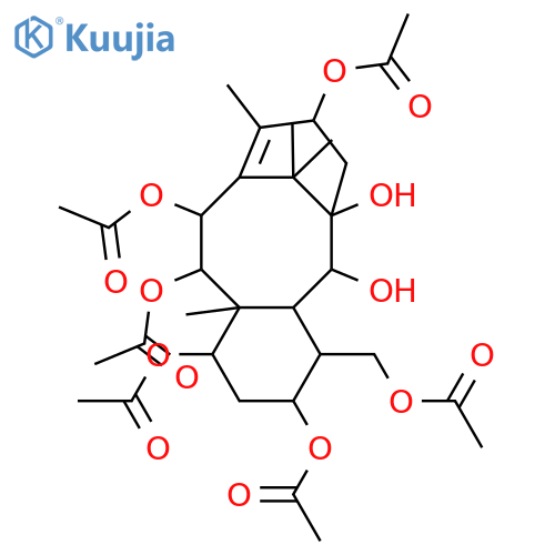 11-Taxene-1,2,5,7,9,10,13,20-octol; (1β,2α,5α,7β,9α,10α,13α)-form, 5,7,9,10,13,20-Hexa-Ac structure