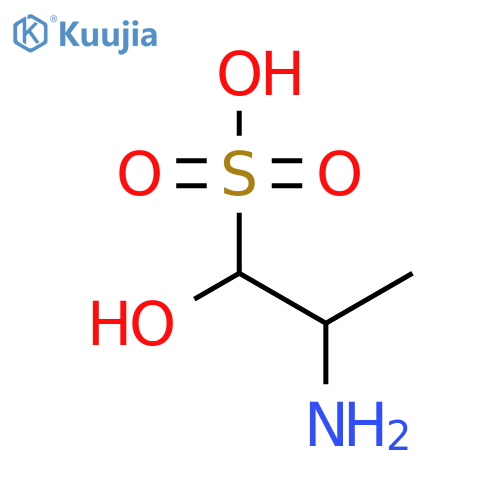 1-Propanesulfonic acid,2-amino-1-hydroxy- structure
