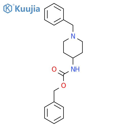 1-Benzyl-4-benzyloxycarbonylaminopiperidine structure
