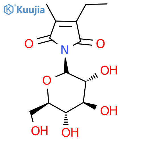 2-Ethyl-3-methylmaleimide N-β-D-glucopyranoside structure