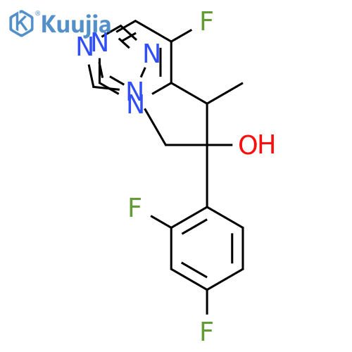 Rel-(2R, 3S)-a-(2,4-Difluorophenyl)-5-fluoro-b-methyl-a-(1H-1,2,4-triazol-1-ylmethyl)-4-pyrimidineethanol structure