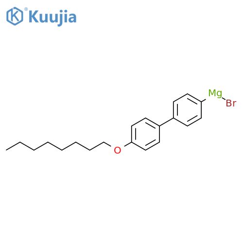 Magnesium, bromo[4'-(octyloxy)[1,1'-biphenyl]-4-yl]- structure